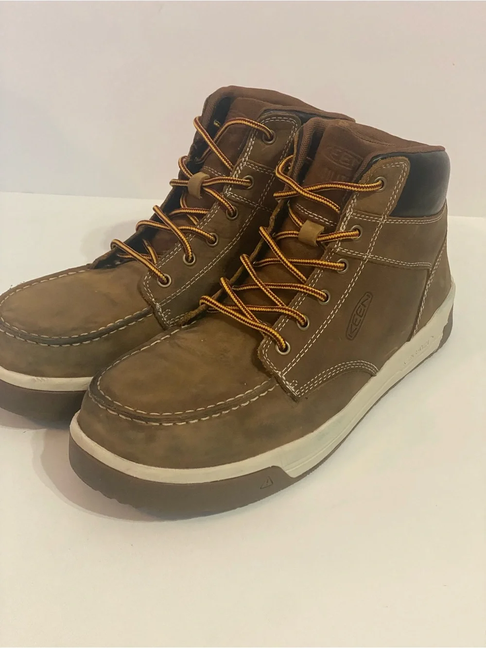 KEEN Utility Gibson Waterproof Work Boots (Carbon Toe) Size 11.5 D
